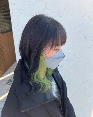 セミロング カラー RUB-A-DUB所属・橘田 佳樹のヘアスタイル