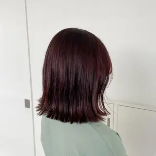ミディアム 落合 美穂のヘアスタイル