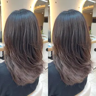 ロング ブリーチ無しダブル カラー🦕まどかのヘアスタイル