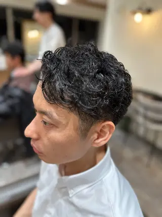 ショート パーマ メンズ メンズカット×眉毛 デザイナー⚘Nanaの眉毛・アイブロウイメージ