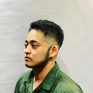 ショート メンズ ヒロ銀座 バーバーショップ神楽坂所属・ひらお あおとのヘアスタイル