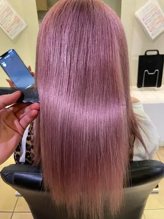 ミディアム カラー 髪質改善 SHEER. 大阪梅田所属・髪質改善/ 梅田中崎町/宮里のヘアスタイル