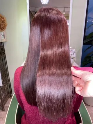 ロング カラー 栗形 龍乃介のヘアスタイル