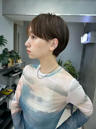 ショート 骨格診断で絶対可愛い ✨丸みショート✨凌弥のヘアスタイル