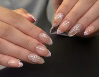 ネイル By moonネイル 🌷ワンホン/韓国風のネイルデザイン