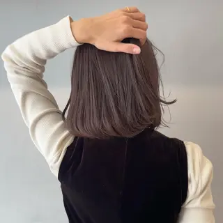 ショート カラー 艶カラー×似合わせ カットshihomiのヘアスタイル