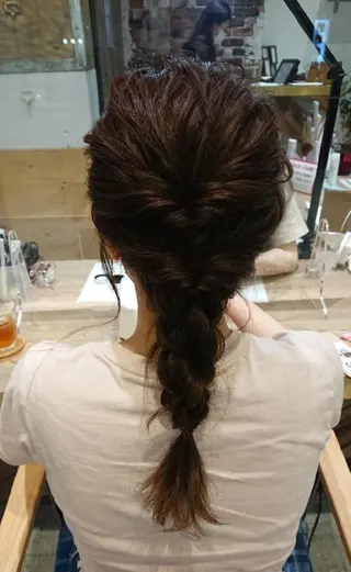 ロング ヘアアレンジ 遠藤 恭子のヘアスタイル