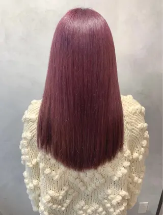 ロング カラー 谷 亜澄のヘアスタイル