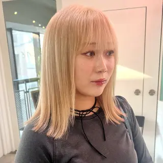 ショート カラー ヘアアレンジ 🧨ブリーチー×ボブ レイヤー💎じゅえるのヘアスタイル