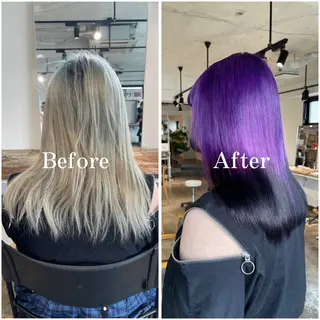 ロング カラー ムラ修正/ ハイトーン💖Riaのヘアスタイル