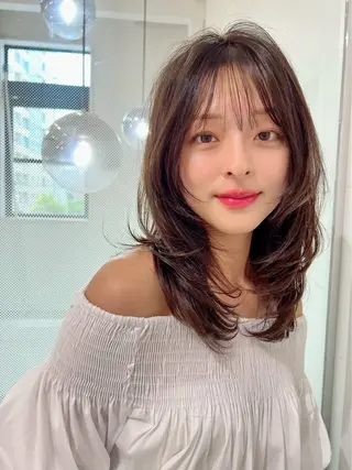 ミディアム taiga ショート /レイヤー/矯正🌈のヘアスタイル