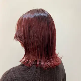 カラー 縮毛矯正/艶髪/ チホリのヘアスタイル