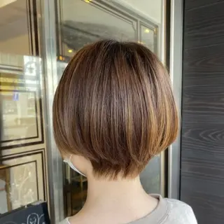 ショート 縮毛矯正/🍒ྀི ナカヤマミオ🍒ྀིのヘアスタイル