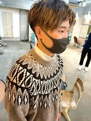 メンズ メンズ特化美容師 ハスイルイのヘアスタイル