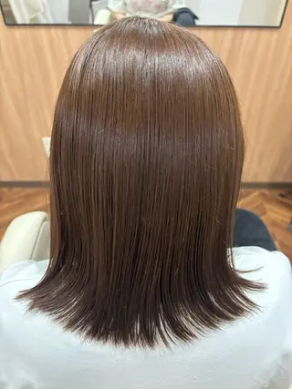 ミディアム カラー hina🎀🪽 /艶カラー/大曽根駅のヘアスタイル