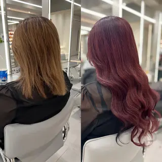 ロング カラー ヘアアレンジ ar+ ❤︎ maiのヘアスタイル