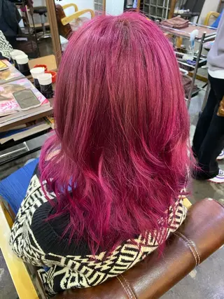 セミロング カラー ヘアアレンジ 【艶髪×韓国風】 毛流れ職人 RYOのヘアスタイル