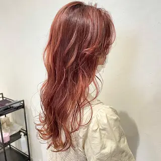 ロング カラー 村上 遥香 店長スタイリストのヘアスタイル