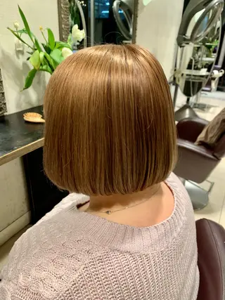 ショート カラー オブヘア宮崎台所属・橋田 恵美のヘアスタイル