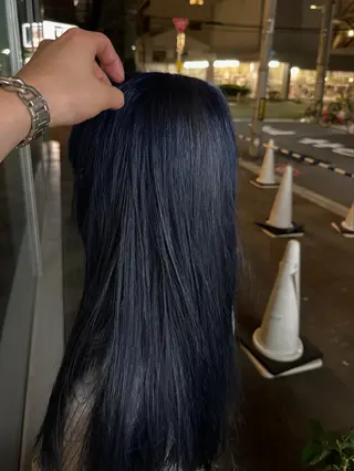 ロング カラー ブリーチモデル募集中 SHUYUのヘアスタイル