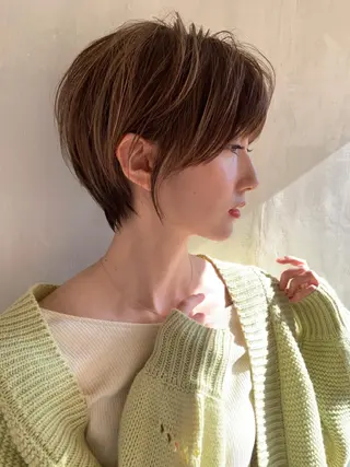 ショート 🇰🇷韓国レイヤー 錦糸町【北山謙三】のヘアスタイル