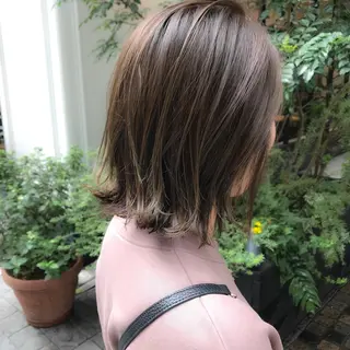 ミディアム LOMA🇰🇷 銀座クボタのヘアスタイル