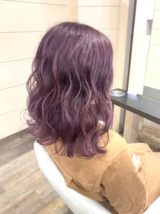 ミディアム レディース専用🌷咲 の垢抜けブリーチ部屋のヘアスタイル