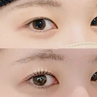 パーマ 眉毛×まつ毛パーマ×コルギ専門店【小顔プロデュース〜KOKARO〜豊川店】所属・井田 至音のマツエク・マツパデザイン