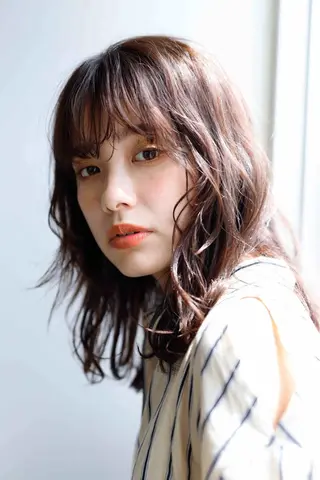 セミロング カラー SALOWIN(サロウィン)広島並木通り所属・田村和範/似合わせ カラー/縮毛矯正のヘアスタイル