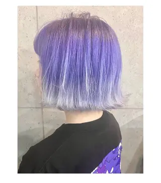 ショート カラー GARU-ガル-所属・TSUNO🦖 派手髪/オタク美容師のヘアスタイル