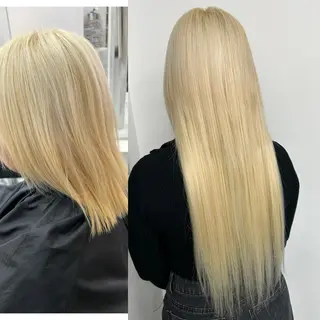 ロング 下妻 カラーエクステ難波のヘアスタイル