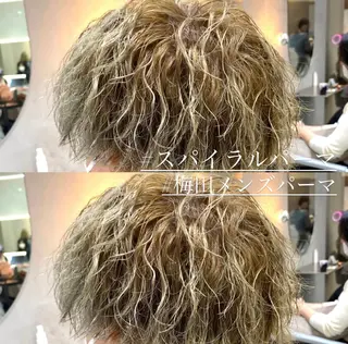 パーマ メンズ 梅田中崎町メンズ 美容師ユースケのヘアスタイル