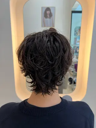 ショート カラー 堀井 凌平のヘアスタイル