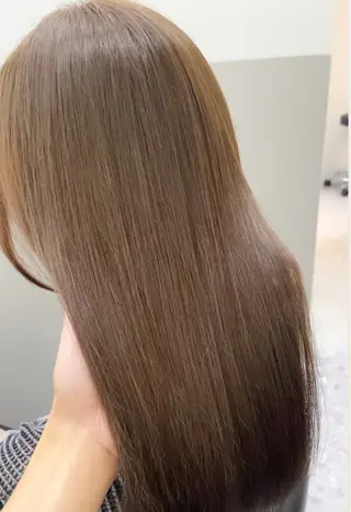 ロング オリーブ🌿ブリーチ なし◎Azusaのヘアスタイル