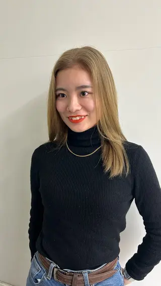 ミディアム カラー 名古屋栄/ブリーチ/ ボブ🧃木下桃嘉のヘアスタイル