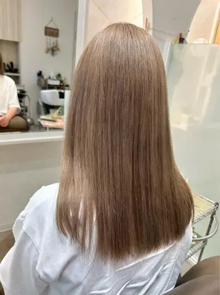 ミディアム カラー Chou所属・Chou kahoのヘアスタイル