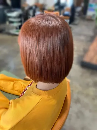 ミディアム カラー 🫧縮毛矯正支持率 No.1 ほのか🫧のヘアスタイル