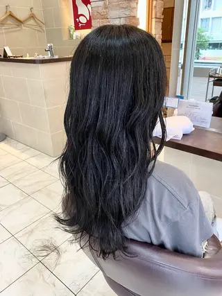 ロング ⭐️透明感カラー/ パーマ⭐️宮野翔のヘアスタイル