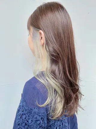 ロング カラー もにか🌞原宿/渋谷 🌝ブリーチカラーのヘアスタイル