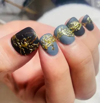 メンズ ネイル Chérinail 爪のお手入れのネイルデザイン