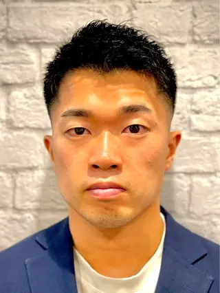 ショート パーマ ヘアアレンジ メンズ キッズ メンズカット/パーマ 山崎航平💈のヘアスタイル