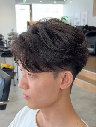 ショート パーマ メンズ メンズパーマ/ 新潟駅/佐藤裕のヘアスタイル