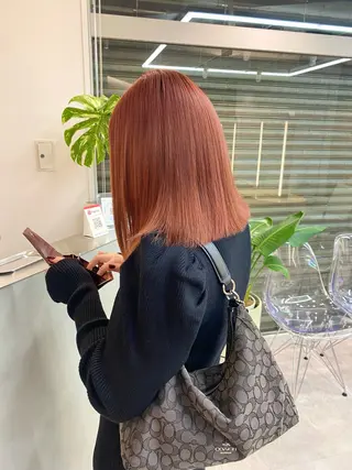 ミディアム カラー ボブ/透明感カラー/ 似合わせ🌿高田知那のヘアスタイル