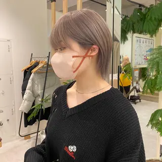 ショート カラー THE ESCALA 町田所属・町田縮毛矯正/ 髪質改善/美髪特化のヘアスタイル