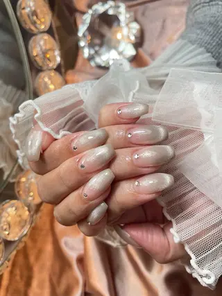 ネイル 23時まで❤︎韓国、 ワンホンネイルのネイルデザイン