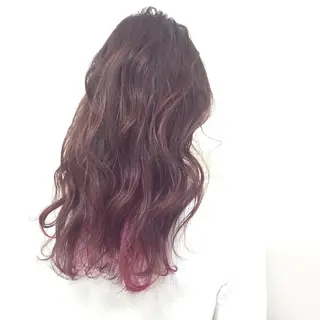 セミロング カラー Lien 深井店のヘアスタイル