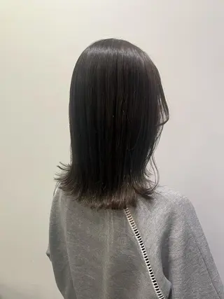 ミディアム カラー ✨透明感カラー✨ 🦖佐々木未来🦕のヘアスタイル