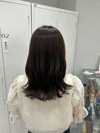 ミディアム カラー ヘアアレンジ ボブ /ニュアンス/ satomi🧸💖のヘアスタイル