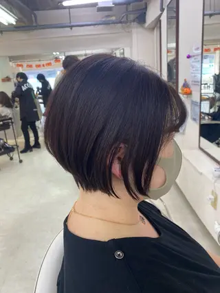 ショート ショートボブ✨️ 池田芽生のヘアスタイル