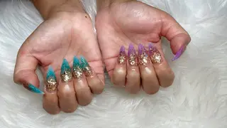 セミロング ネイル 《LB》ラブリエ Nail&eyeのマツエク・マツパデザイン